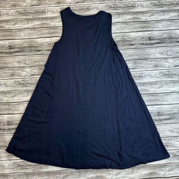 Lou & Grey for LOFT Women’s Dark Navy Swing Shift Mini Dress XS NWT - Picture 4 of 11